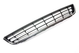 MK6 Jetta Center Lower Grille Assembly (Black with Chrome Accent) - 5C6853671RYP