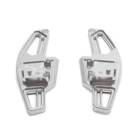 BFI Complete Replacement Shift Paddles - Clear Anodized - White Indicators | MK8 GTI / R