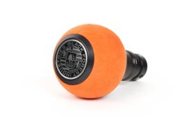 BFI Heavy Weight Shift Knob - GS2 / DSG - Orange Alcantara - Black Anodized - VW / Audi 