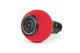 BFI Heavy Weight Shift Knob - GS2 / DSG - Red Alcantara - Black Anodized - VW / Audi 