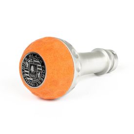 BFI Heavy Weight Shift Knob - GSB - Orange Alcantara - Clear Anodized - VW / Audi 