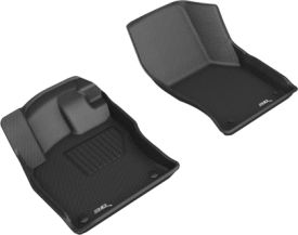 3D MAXpider 2019-2019 Volkswagen Jetta Kagu 1st & 2nd Row Floormats - Black