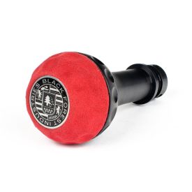 BFI Heavy Weight Shift Knob - GSB - Red Alcantara - Black Anodized - VW / Audi 