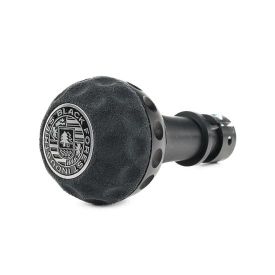 BFI Heavy Weight Shift Knob - GSB - Black Alcantara - Black Anodized - VW / Audi 