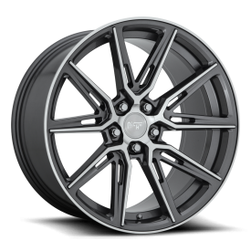 Niche - GEMELLO 20x9 5x112.00 GLOSS ANTHRACITE MACHINED (38 mm) - M22020904338