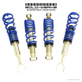 Solo Werks S1 Coilover System - Audi A4 S4 (B5) 1995 - 2001 Sedan and Avant Quattro
