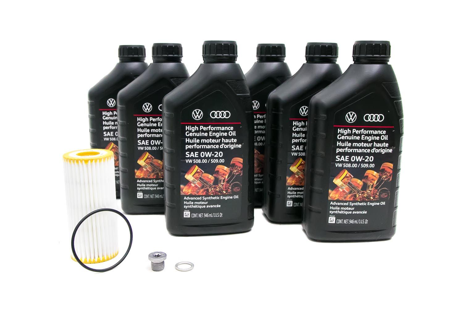 5K Maintenance Kit (0w20 508.00 spec Oil) for MK8 - 06Q198002GRP