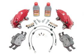 Audi TTS Caliper Upgrade Kit for MK7 Golf R, PP GTI and Audi S3 (Red) - 4 Piston