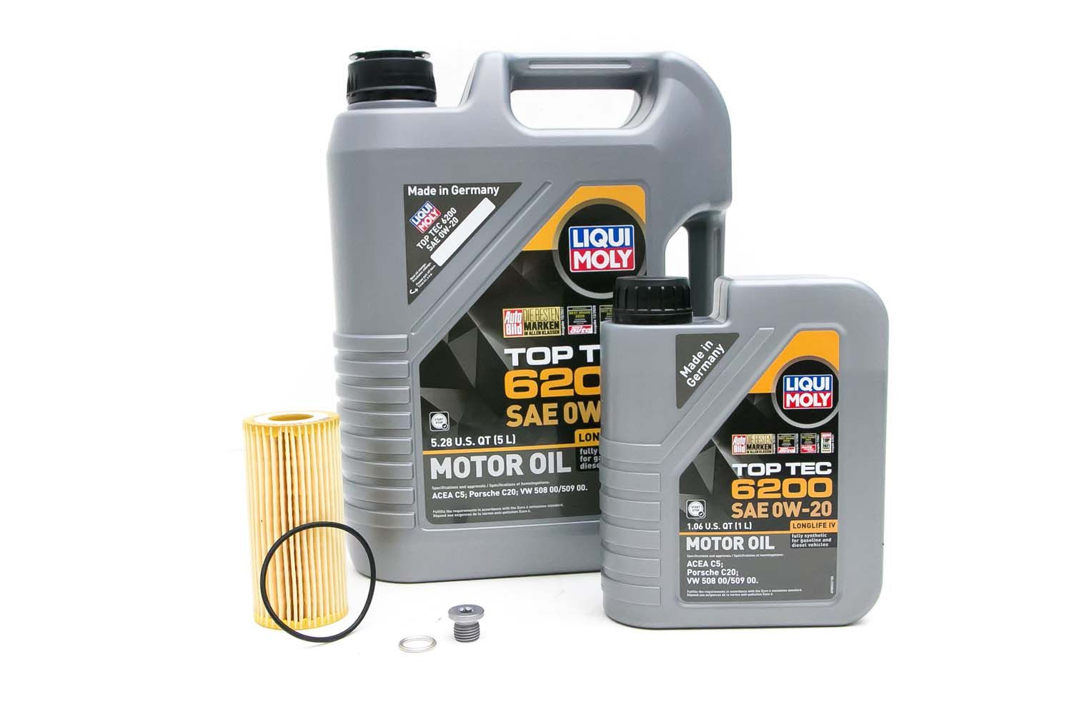 Liqui Moly - 5K Maintenance Kit (0w20 508.00 spec Oil) for MK8 GTI