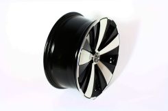 18 x 8 "Twister" Wheel - Black/Machined Finish