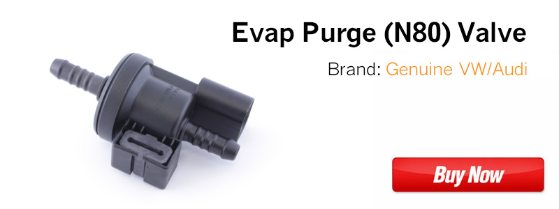 2.0t FSI Evap Purge (N80) Valve 06E906517A