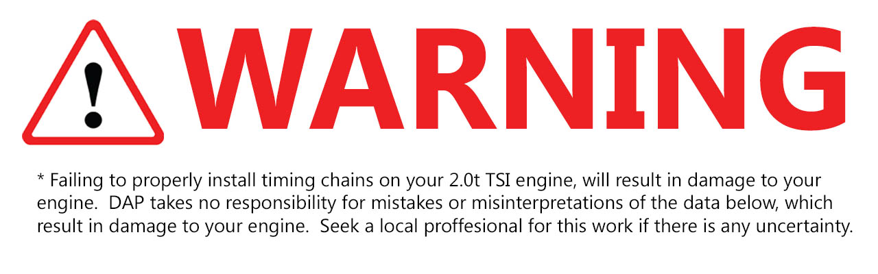 Warning for VW Audi TSI Timing Chain DIY