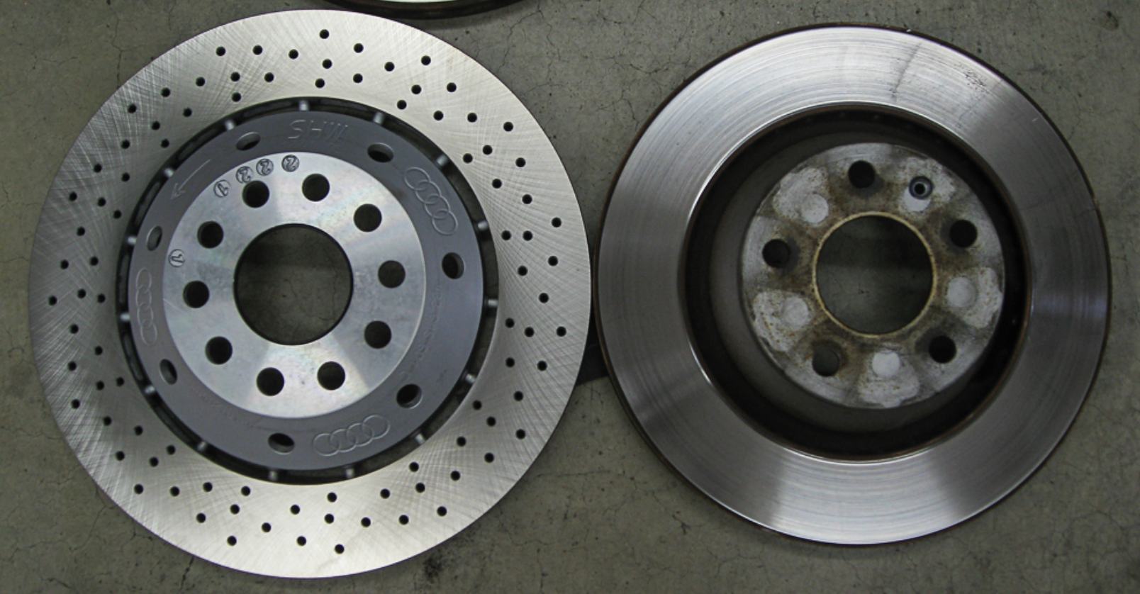 TTRS Rotors vs Stock Rotors